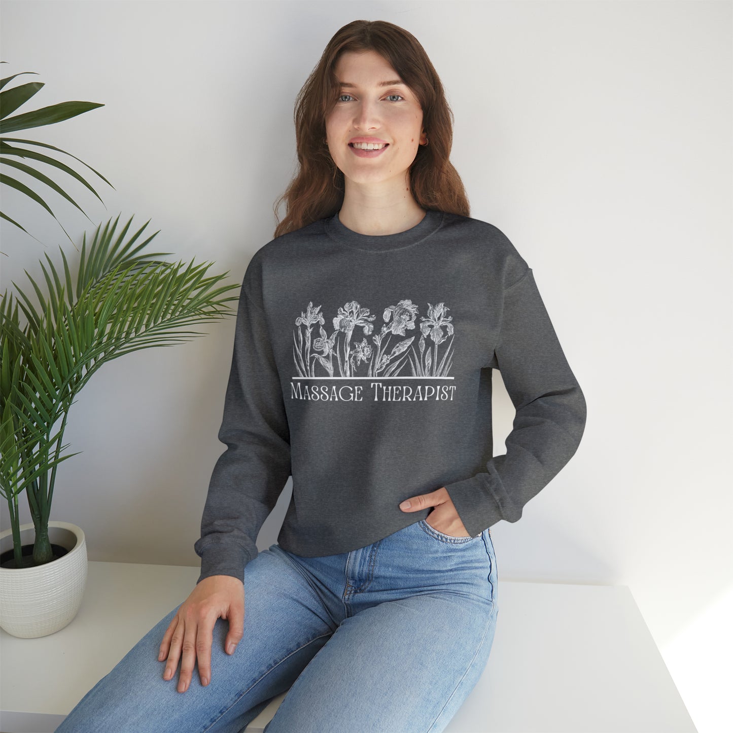 
                  
                    Unisex Heavy Blend™ Flowery Massage Therapist Crewneck Sweatshirt
                  
                