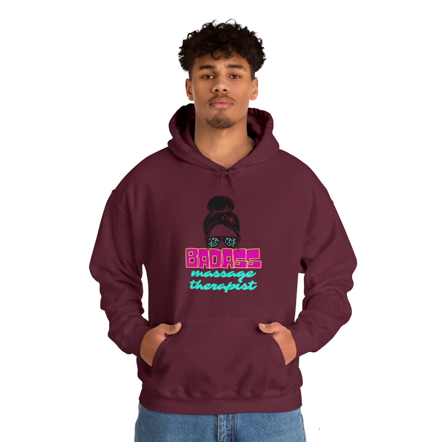 
                  
                    Unisex Heavy Blend™ Badass Massage Therapist Hooded Sweatshirt
                  
                