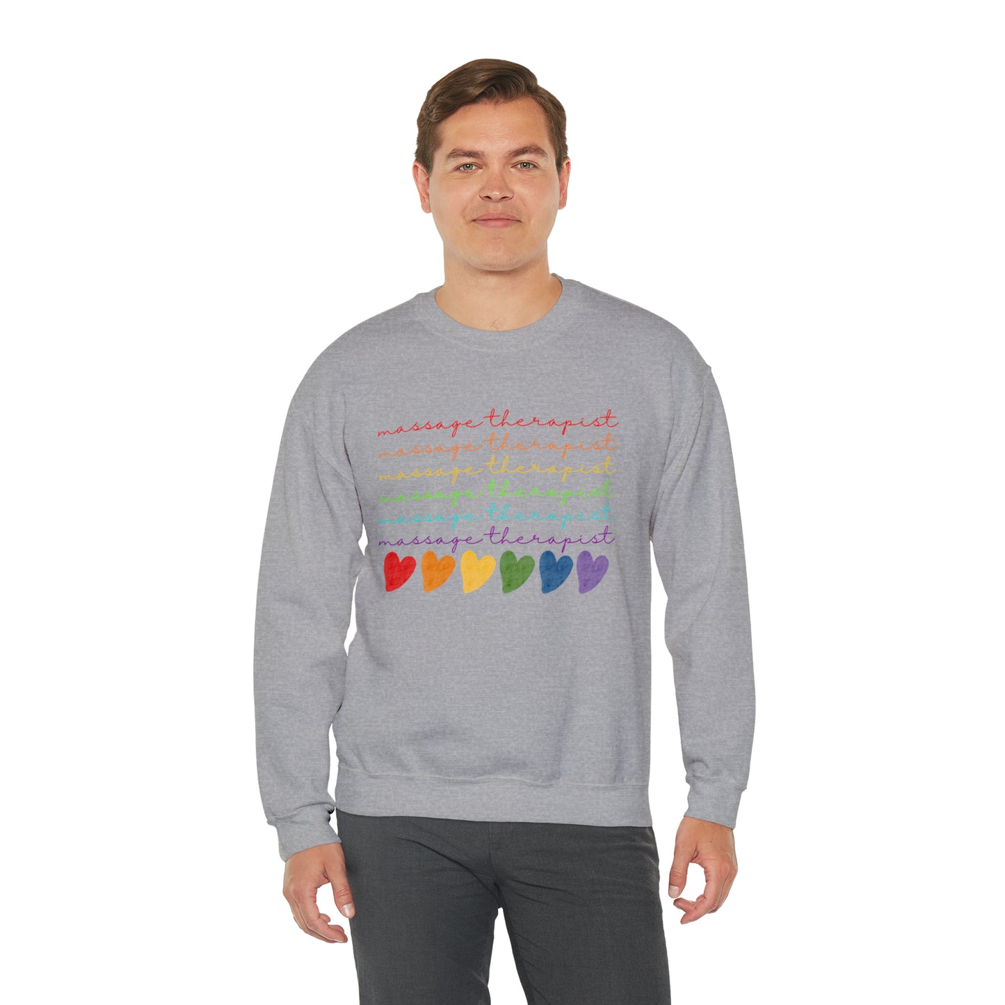 
                  
                    Unisex Heavy Blend™ Rainbow Massage Therapist Crewneck Sweatshirt
                  
                