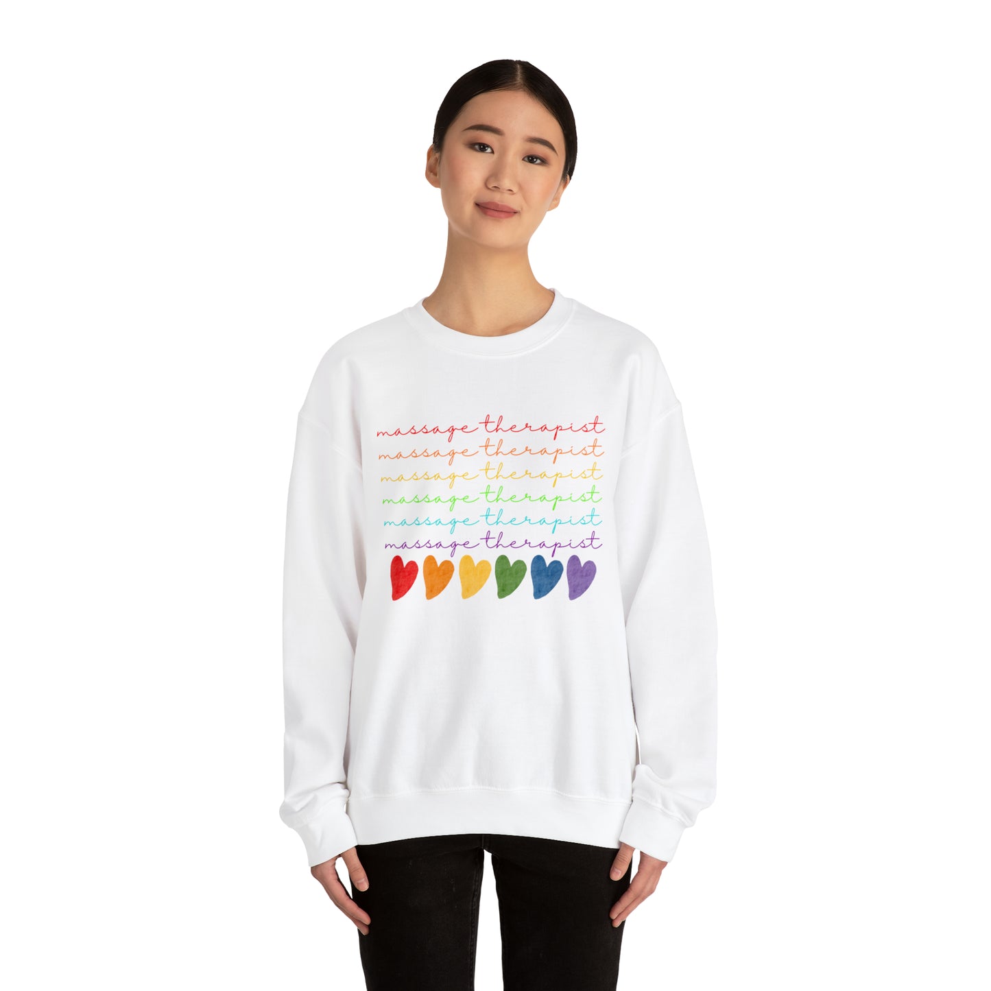 
                  
                    Unisex Heavy Blend™ Rainbow Massage Therapist Crewneck Sweatshirt
                  
                