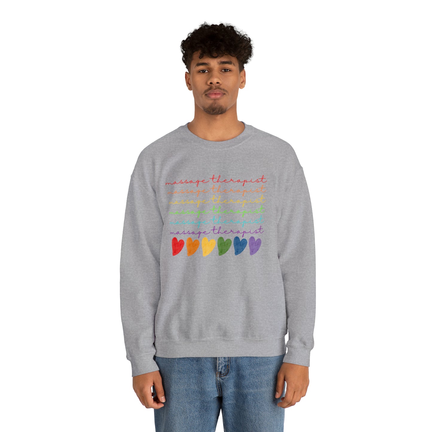 
                  
                    Unisex Heavy Blend™ Rainbow Massage Therapist Crewneck Sweatshirt
                  
                