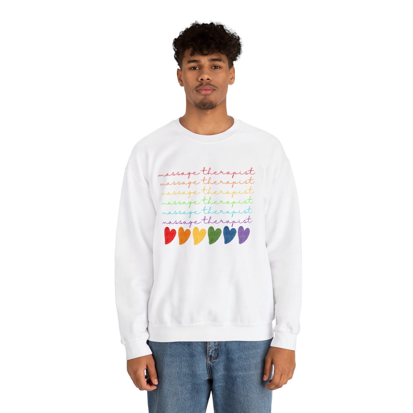 
                  
                    Unisex Heavy Blend™ Rainbow Massage Therapist Crewneck Sweatshirt
                  
                