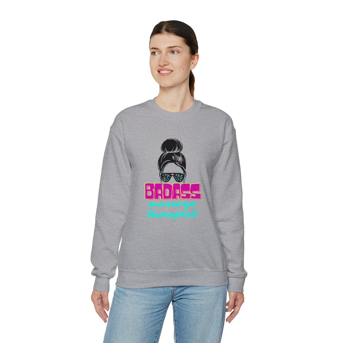 
                  
                    Unisex Heavy Blend™ Badass Massage Therapist Crewneck Sweatshirt
                  
                