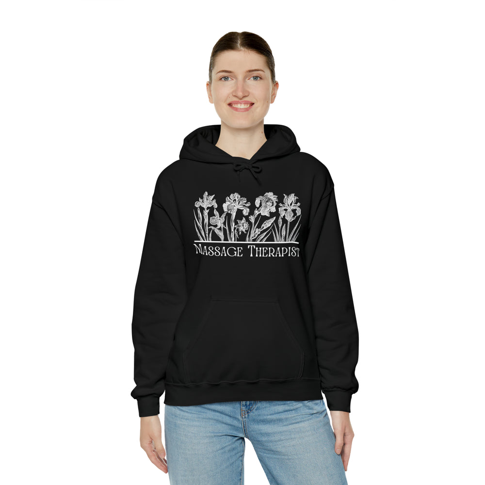 
                  
                    Unisex Heavy Blend™ Flowery Massage Therapist Hooded Sweatshirt
                  
                