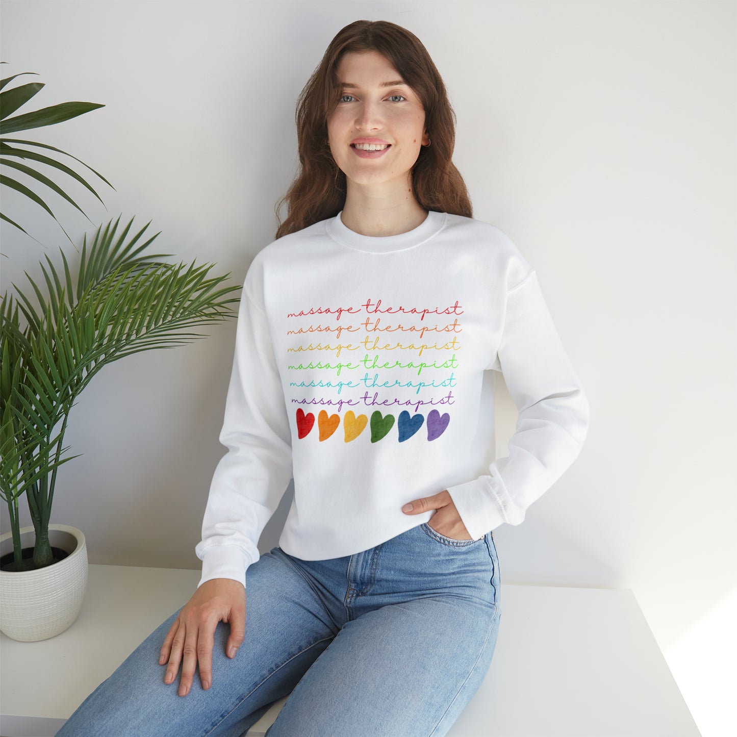 
                  
                    Unisex Heavy Blend™ Rainbow Massage Therapist Crewneck Sweatshirt
                  
                