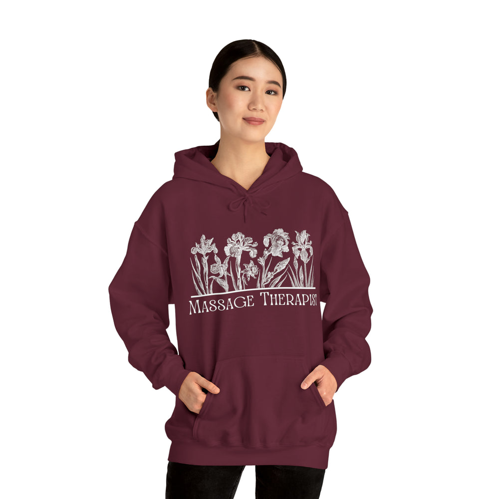 
                  
                    Unisex Heavy Blend™ Flowery Massage Therapist Hooded Sweatshirt
                  
                