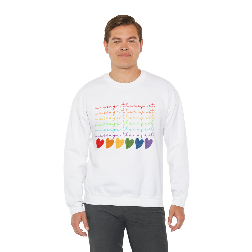 
                  
                    Unisex Heavy Blend™ Rainbow Massage Therapist Crewneck Sweatshirt
                  
                