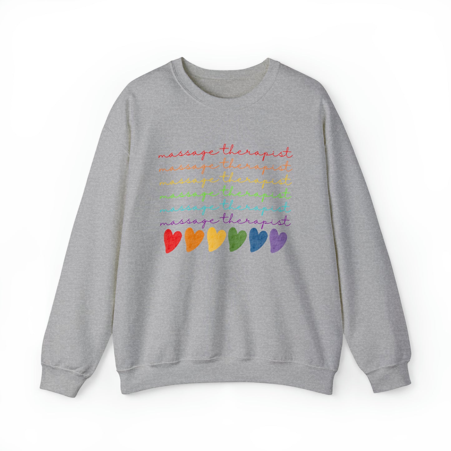 
                  
                    Unisex Heavy Blend™ Rainbow Massage Therapist Crewneck Sweatshirt
                  
                