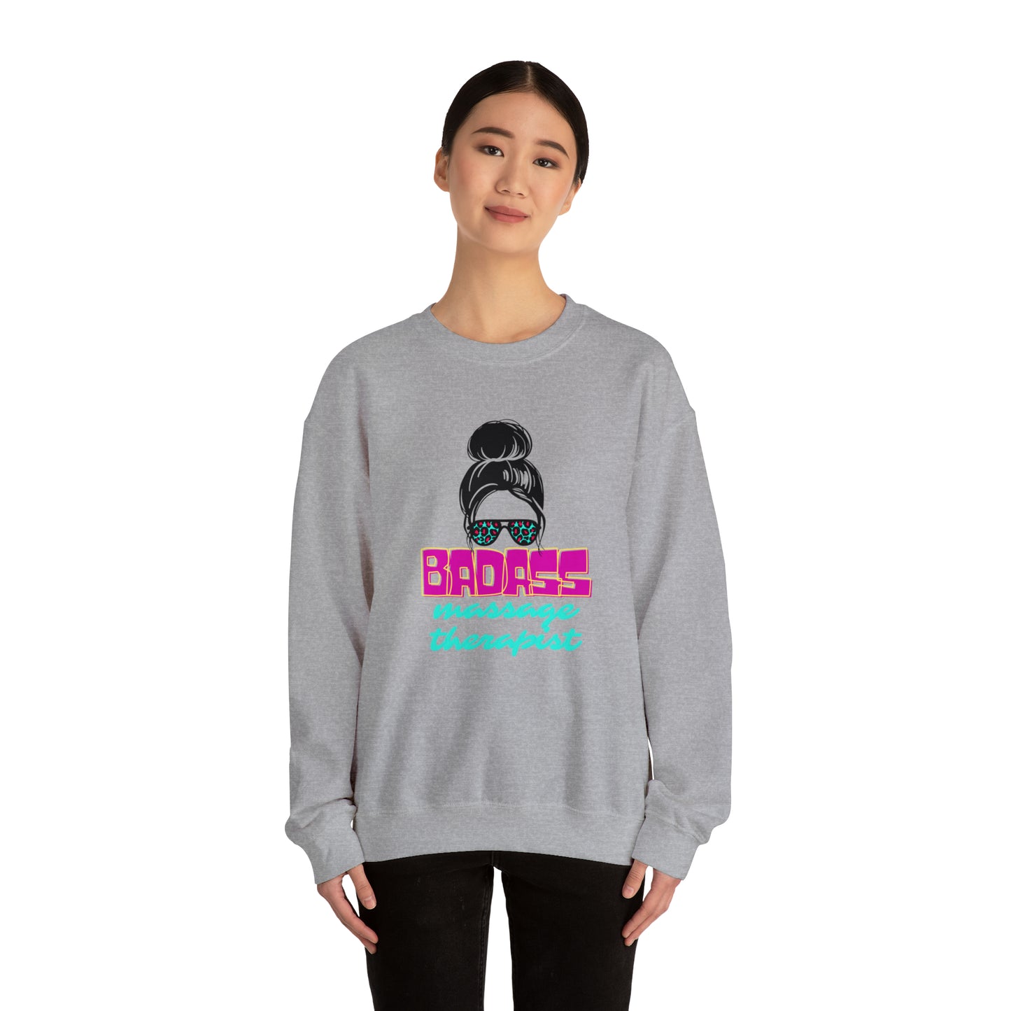 
                  
                    Unisex Heavy Blend™ Badass Massage Therapist Crewneck Sweatshirt
                  
                