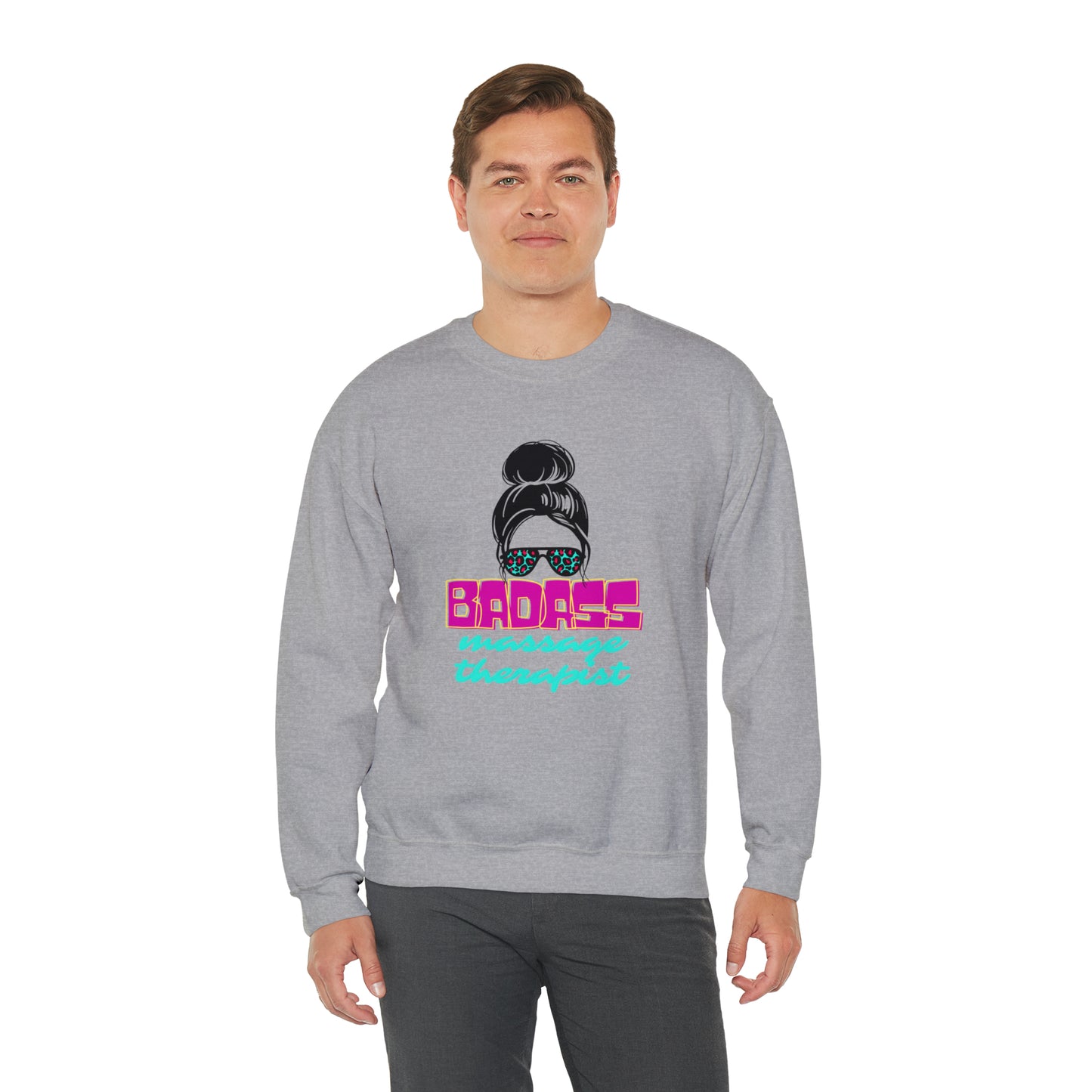 
                  
                    Unisex Heavy Blend™ Badass Massage Therapist Crewneck Sweatshirt
                  
                