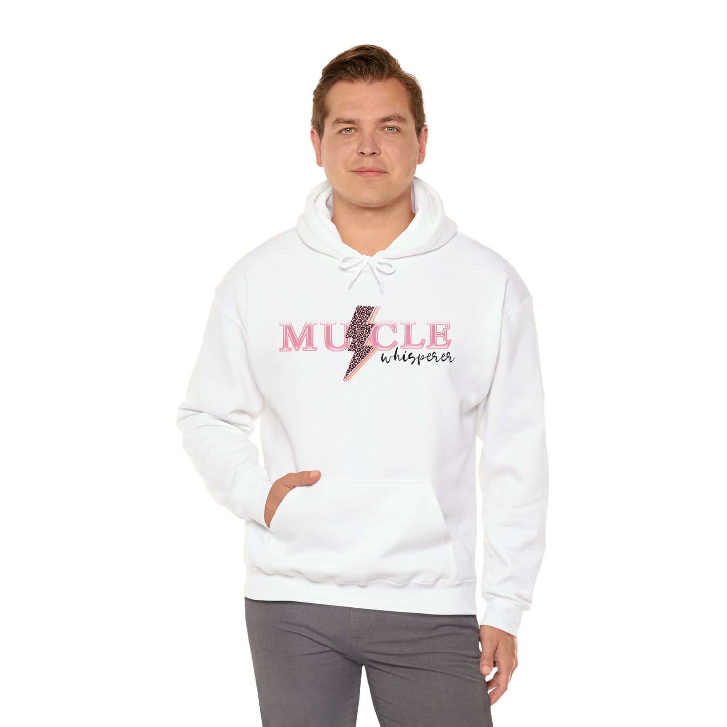 
                  
                    Unisex Heavy Blend™ Muscle Whisperer Hooded Sweatshirt
                  
                