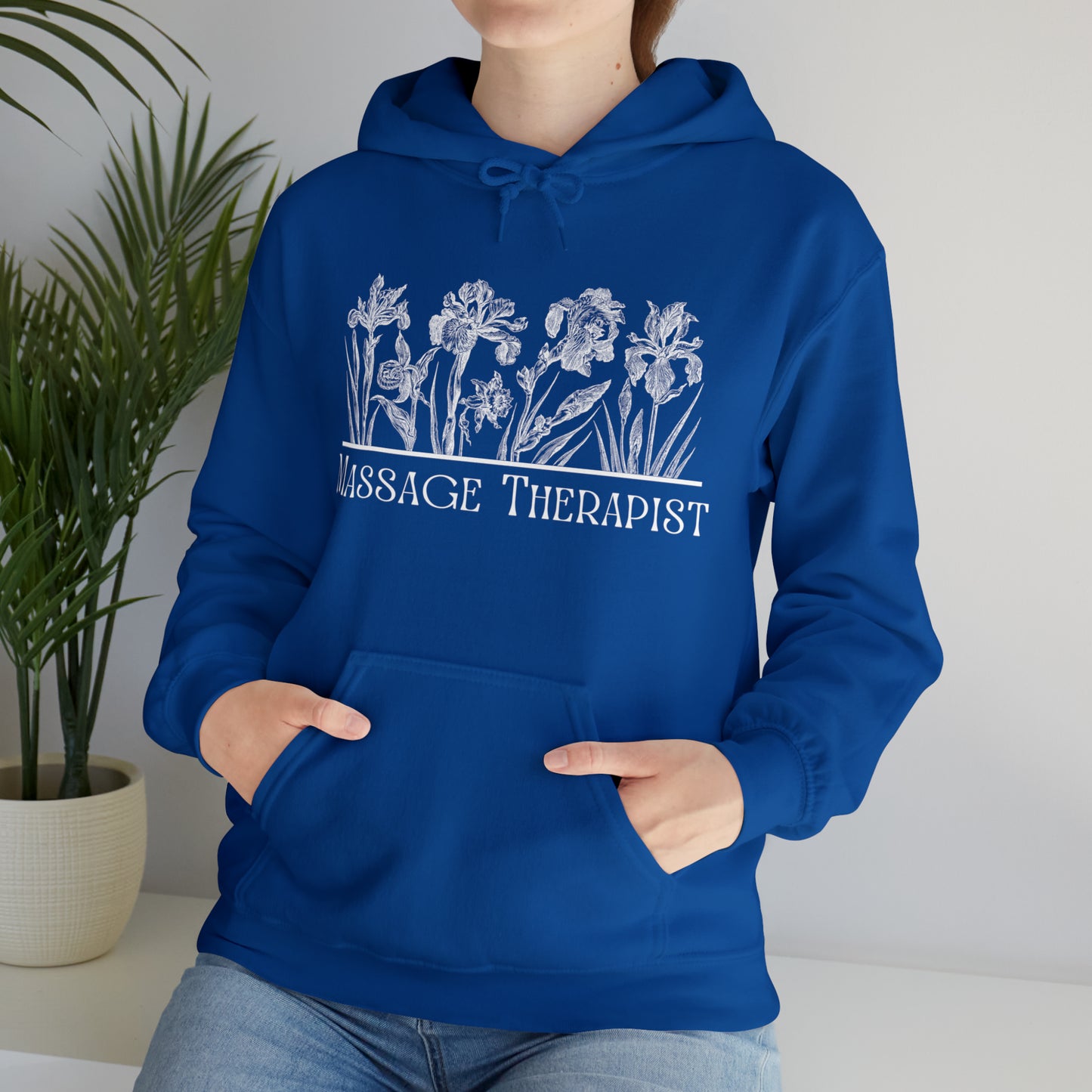 
                  
                    Unisex Heavy Blend™ Flowery Massage Therapist Hooded Sweatshirt
                  
                