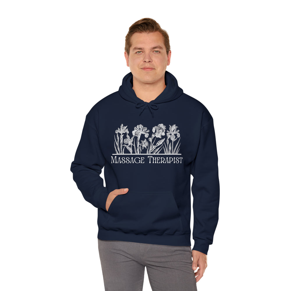 
                  
                    Unisex Heavy Blend™ Flowery Massage Therapist Hooded Sweatshirt
                  
                