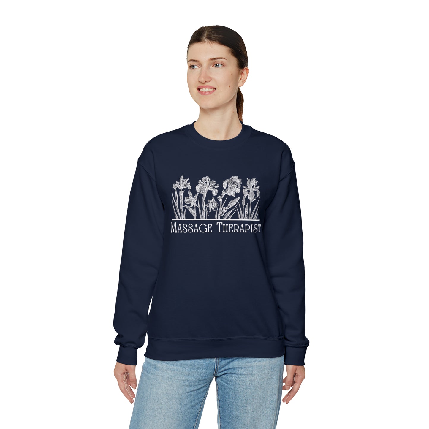 
                  
                    Unisex Heavy Blend™ Flowery Massage Therapist Crewneck Sweatshirt
                  
                