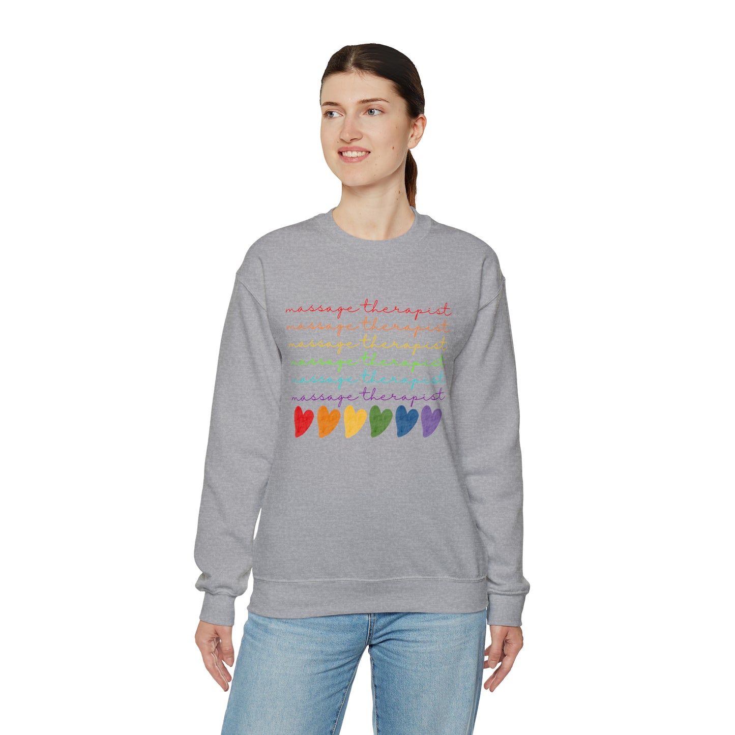 
                  
                    Unisex Heavy Blend™ Rainbow Massage Therapist Crewneck Sweatshirt
                  
                