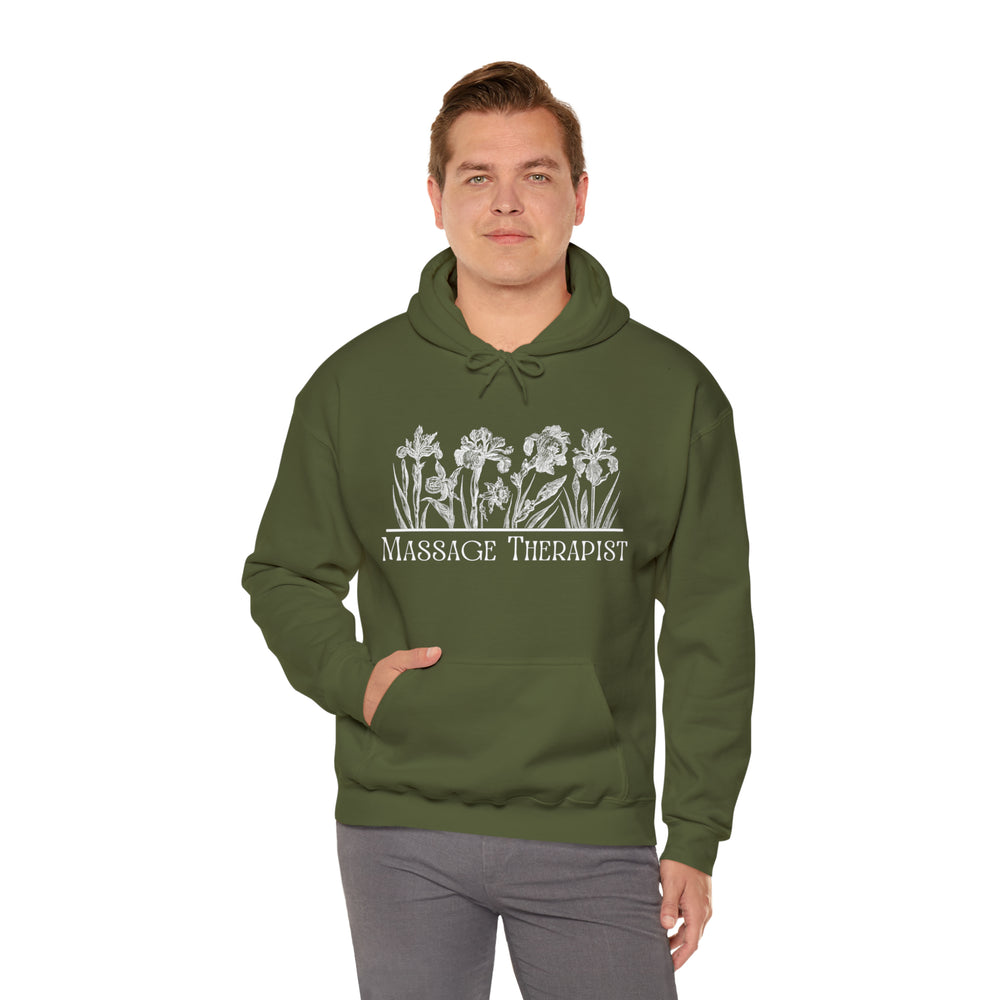 
                  
                    Unisex Heavy Blend™ Flowery Massage Therapist Hooded Sweatshirt
                  
                