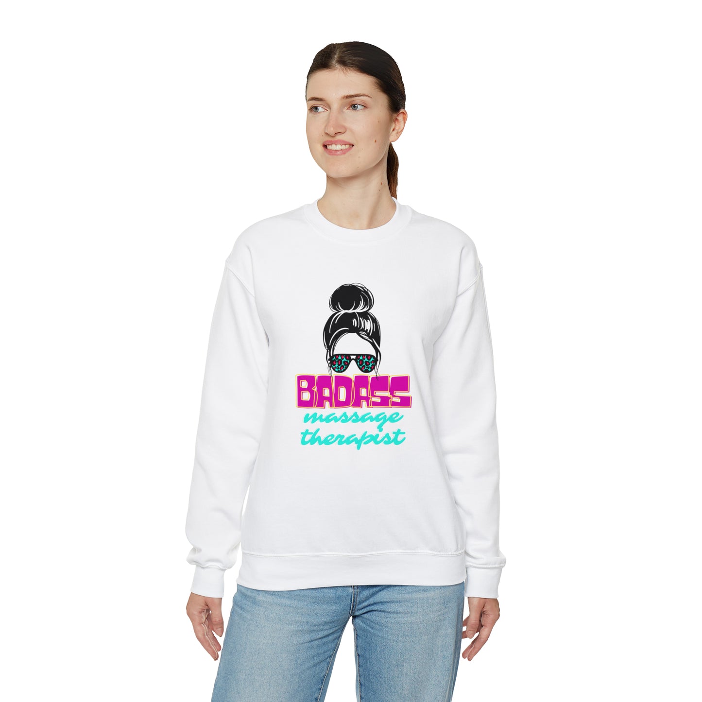 
                  
                    Unisex Heavy Blend™ Badass Massage Therapist Crewneck Sweatshirt
                  
                