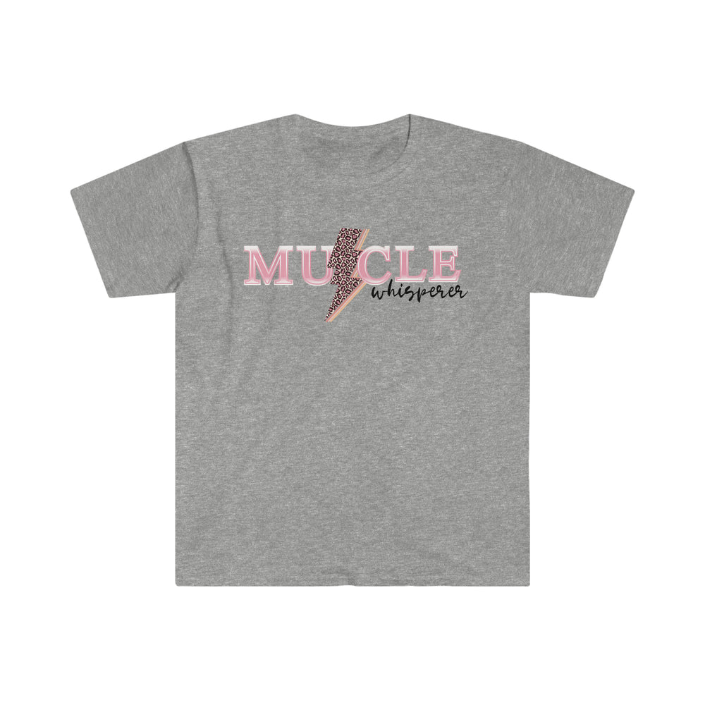 
                  
                    Unisex Muscle Whisperer Softstyle T-Shirt
                  
                