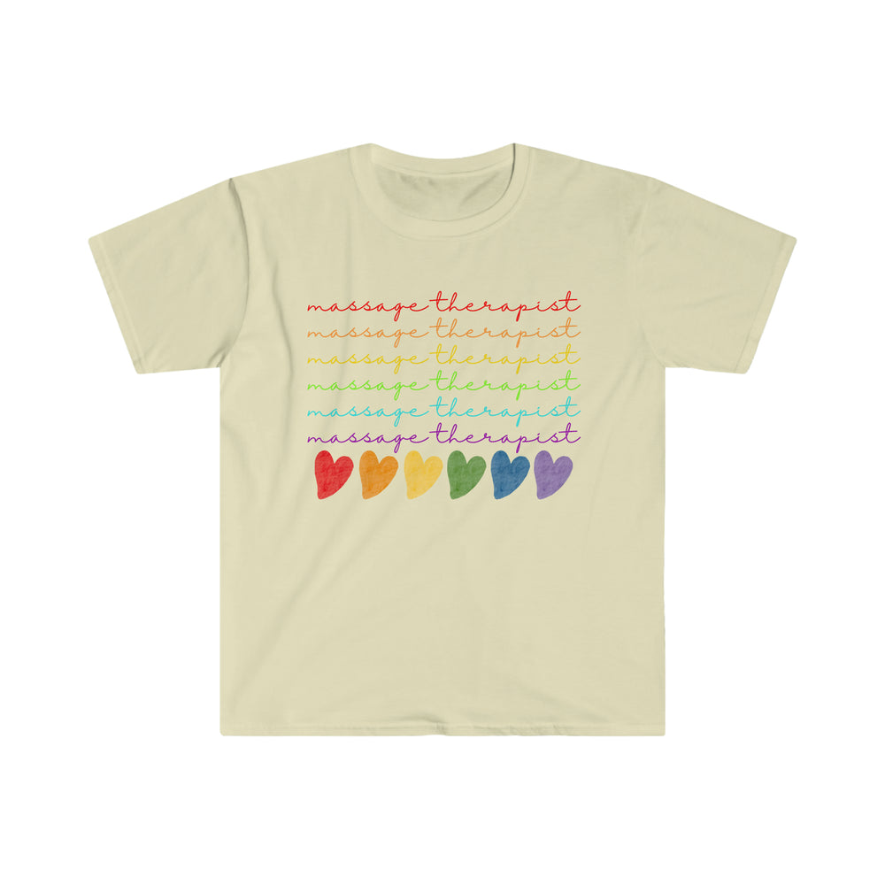 
                  
                    Unisex Rainbow Massage Therapist Softstyle T-Shirt
                  
                