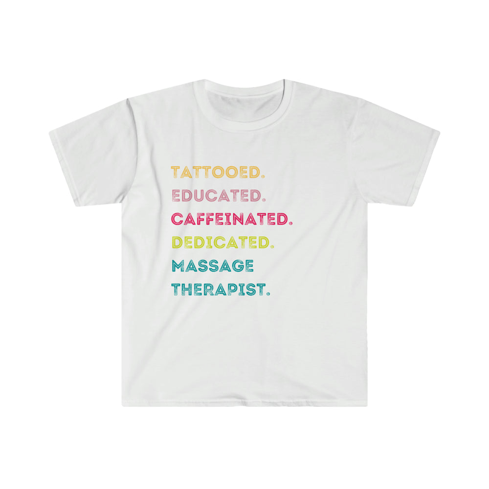 
                  
                    Unisex Tattooed and Educated Softstyle T-Shirt
                  
                