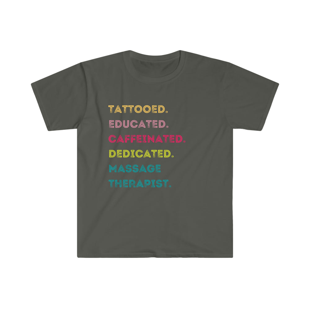 Unisex Tattooed and Educated Softstyle T-Shirt